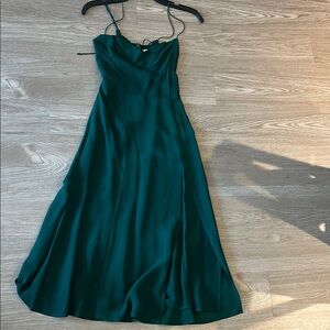 Elegant Green Women's Dress